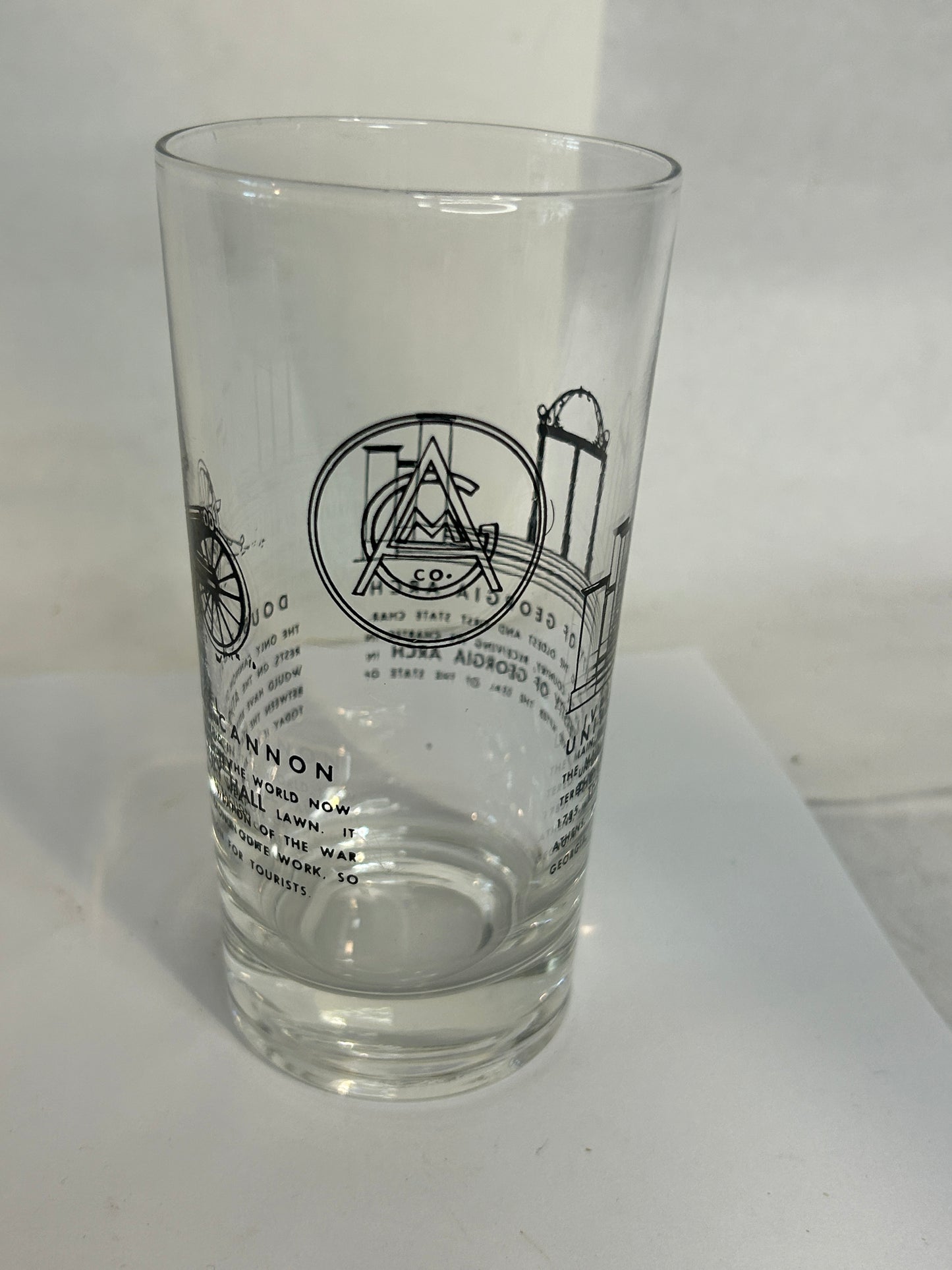 The University of Georgia Arch Commemorative Drinking Glass