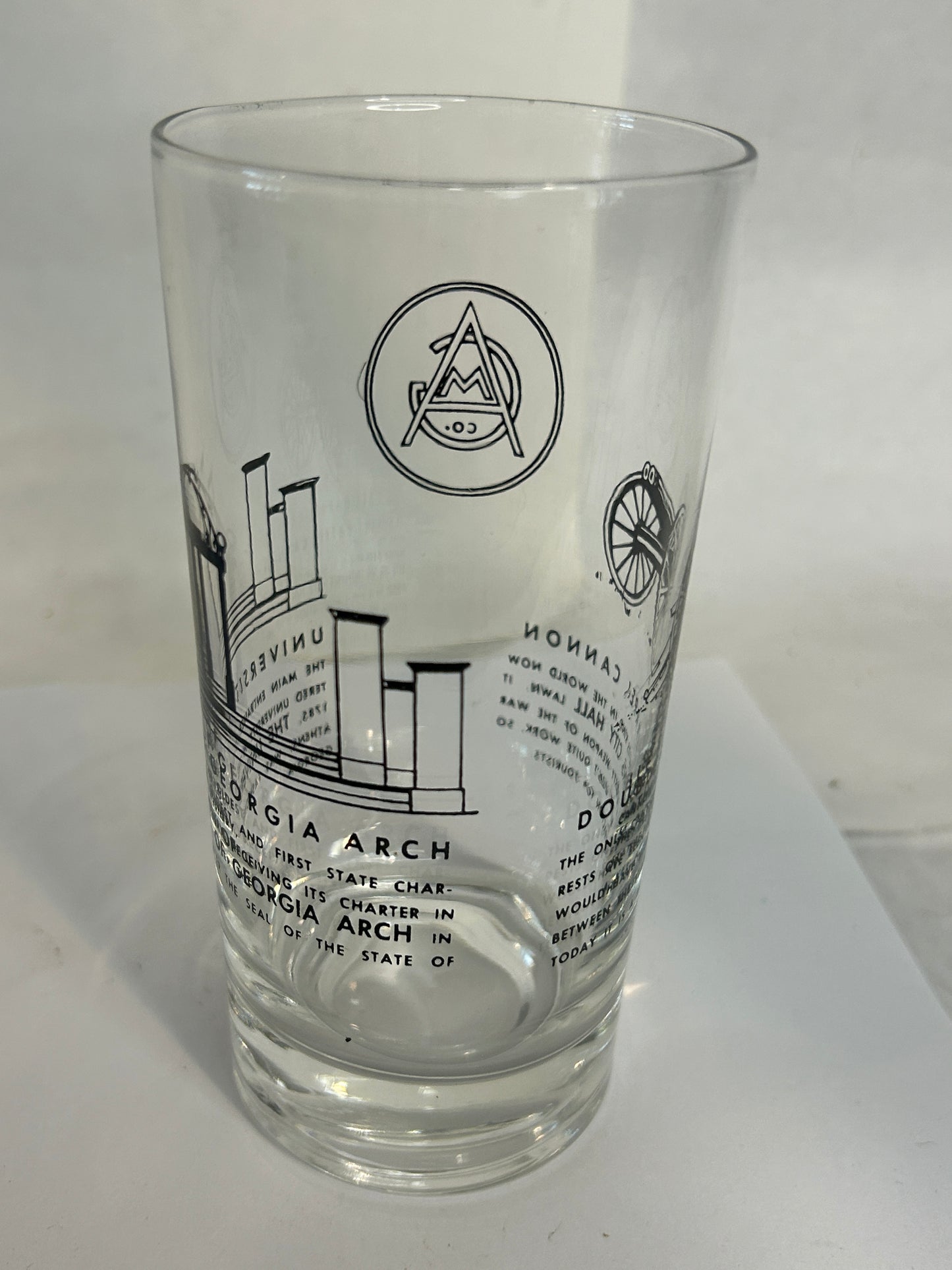 The University of Georgia Arch Commemorative Drinking Glass
