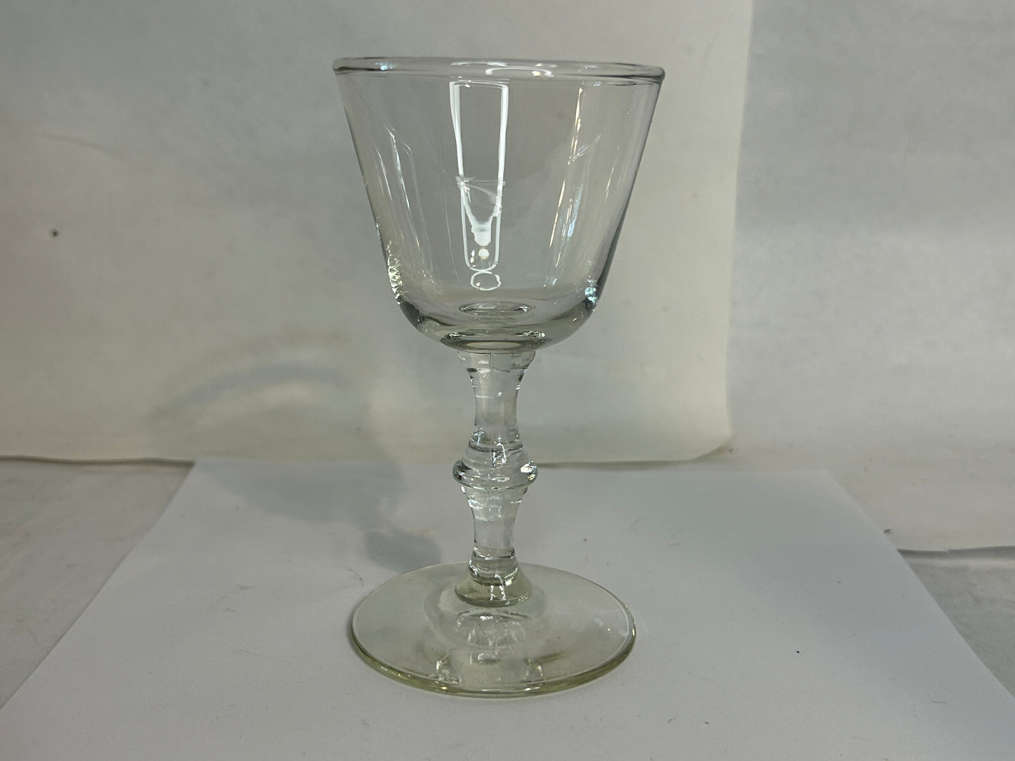 Vintage, Mid-Century Flawless, Heavy Crystal Cordial Glass