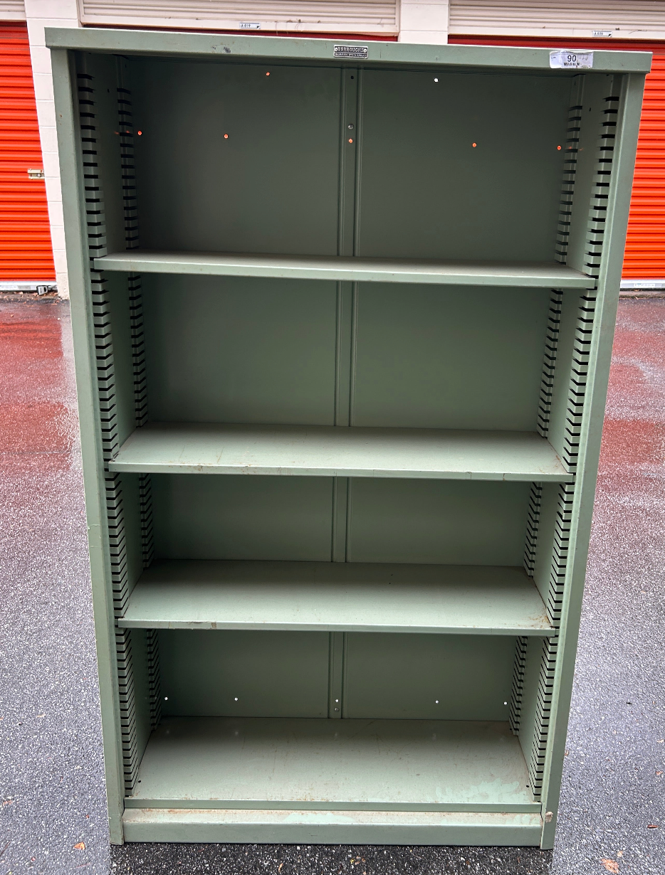 Vintage Boroughs Mint Green Cabinet with Adjustable Shelves
