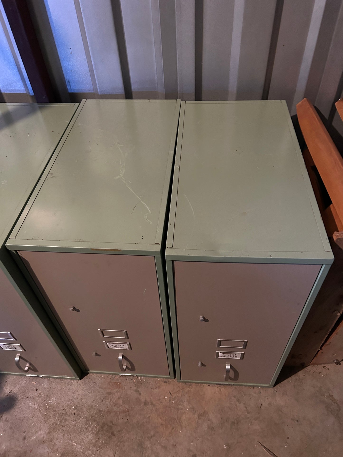 Vintage Industrial Mint Green File Cabinet Watson Single Drawer Steel Filing Cabinet