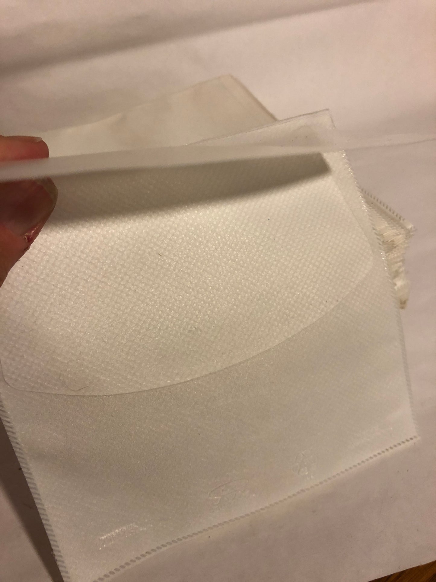 NIB CD Plastic Sleeve White - 50 PACK