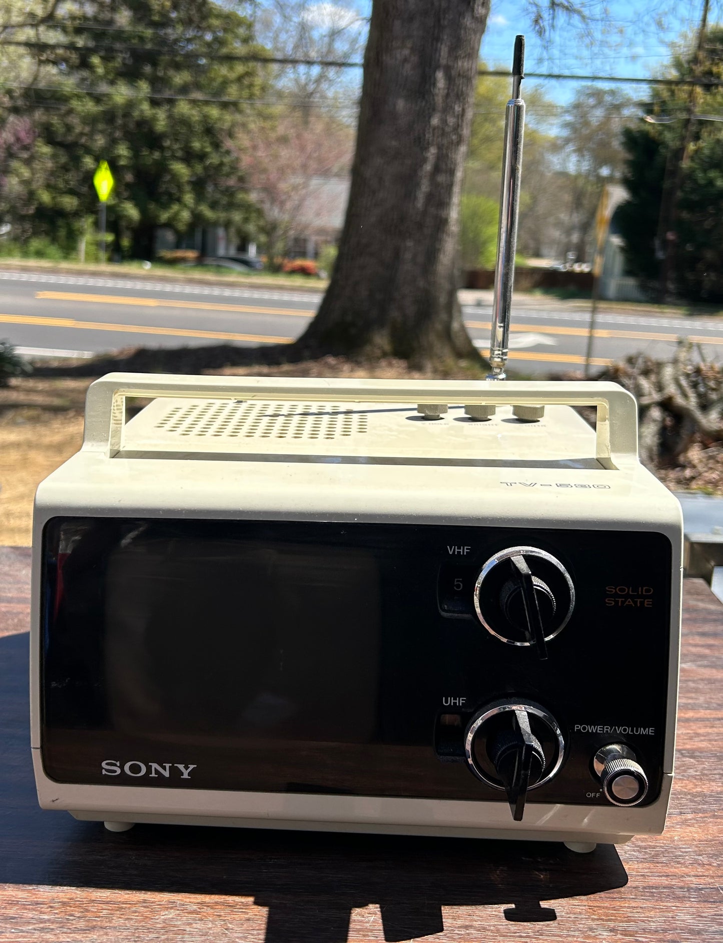 Vintage Sony Transistor TV Receiver Model TV-530 Serial Number 106004