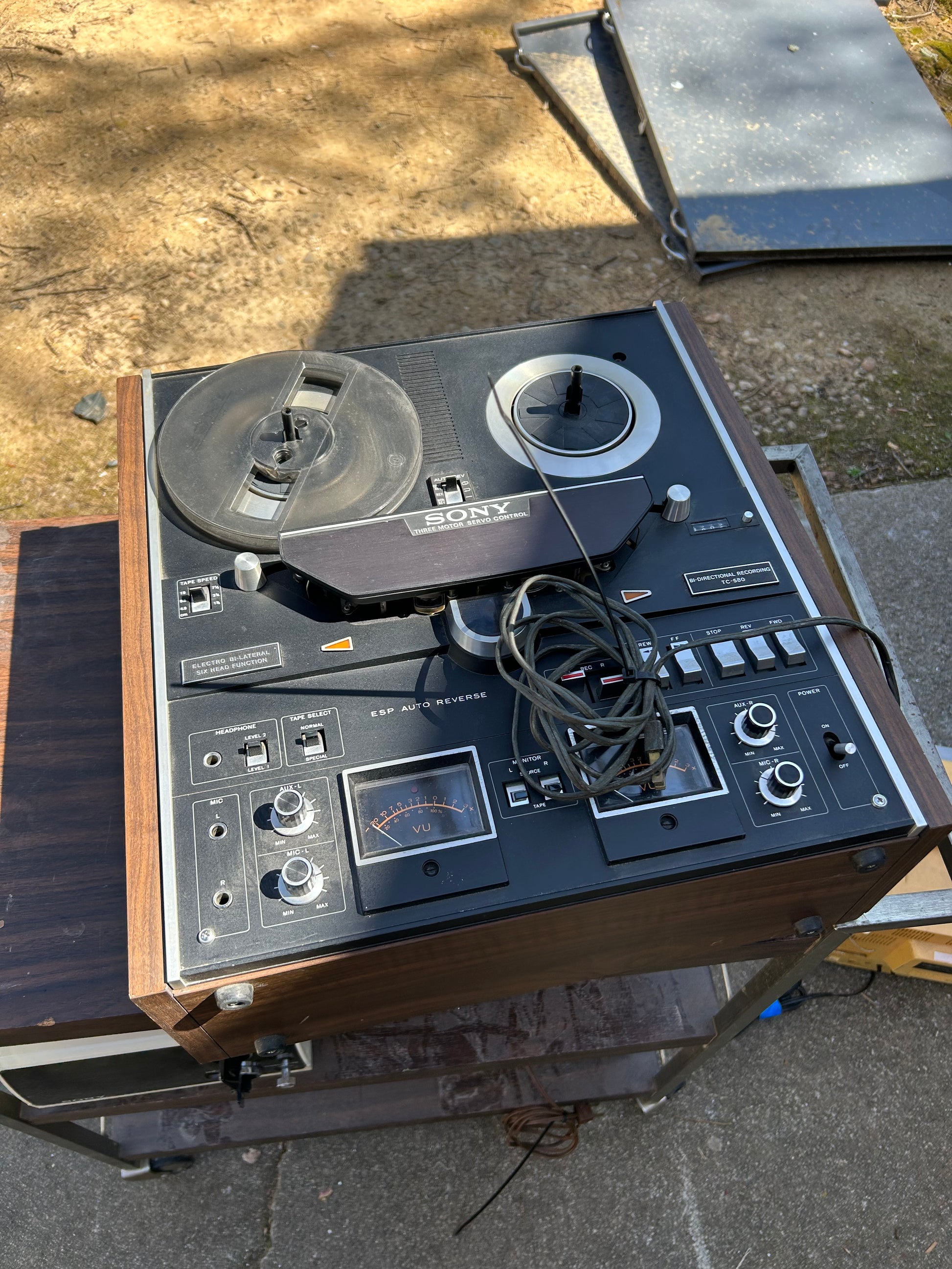 Vintage Sony Tape Recorder TC-580 – PromoMomma