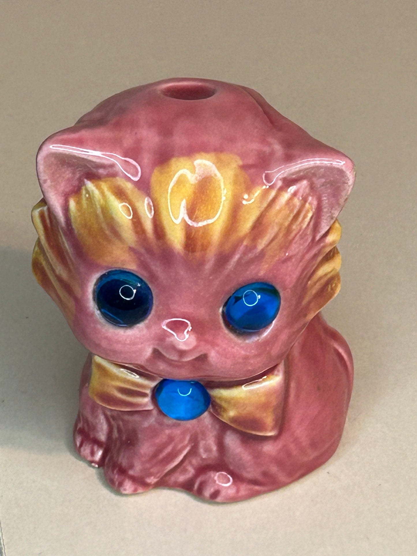 Vintage 1960s Numbered Japanese Prestige Fragrance Perfume Pink Cat