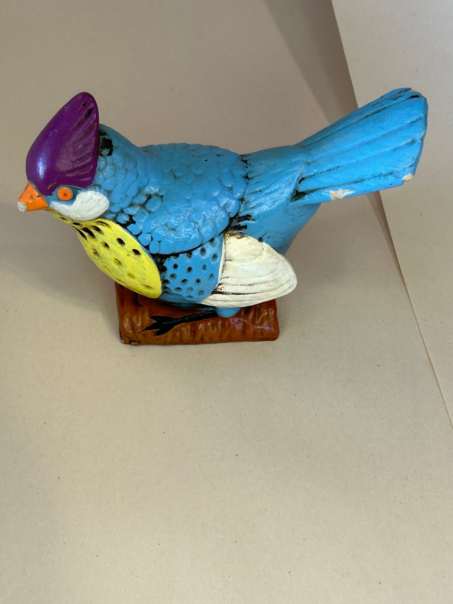 Vintage Norleans Blue Bird with Original Branding Sticker on Bottom - Good Condition