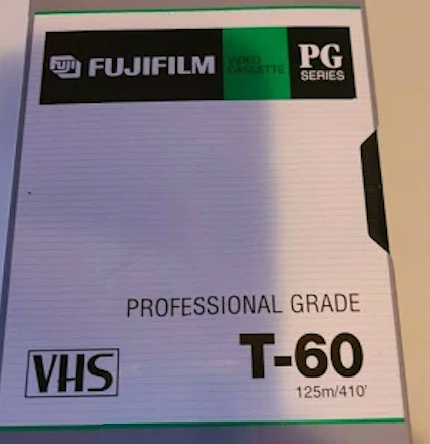 New Fuji Super HG Videocassette T-60 VHS - Pack of 10
