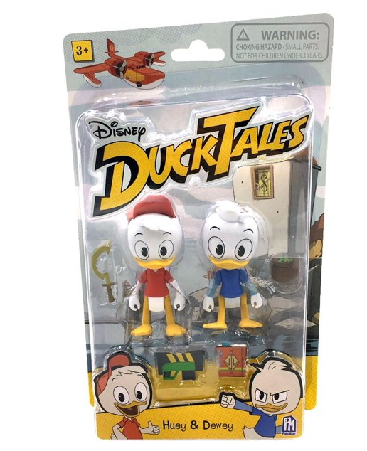 NIB Disney DuckTales Huey & Dewey Action Figure 2-Pack - Rare