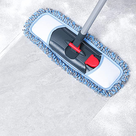 NIP Chenille Microfiber Replacement Mop Pads (2-Pack) Reusable Washable for Hardwood, Laminate, Tile Floor 6"x16"