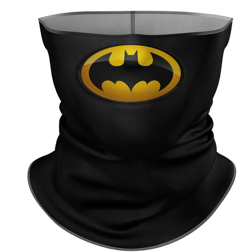 NIP Batman Gaiter Face Mask - Washable and Reusable 2-Pack - One Size Fits Most