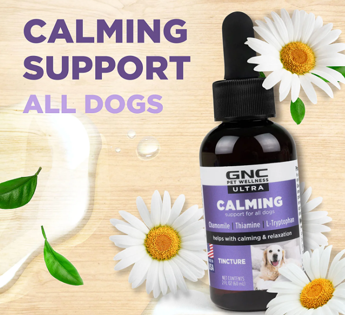NIB GNC Pet Wellness Ultra Calming Support for Adult Dogs 2 Fluid Ounces