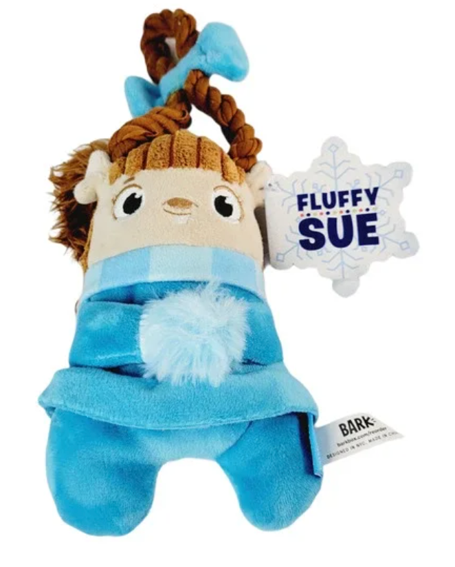 NWT Bark Fluffy Sue Crinkle Toy